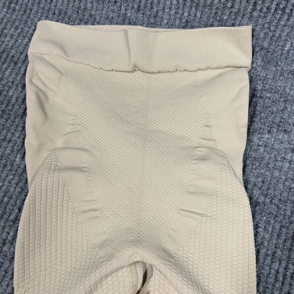 Farmacell Capri Shorts Womens Med/LG (8-12) Massage Shape Tan High Waisted Italy - Picture 3 of 15